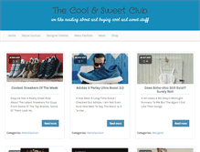 Tablet Screenshot of coolandsweetclub.com